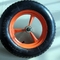 Roda 3.00-8 do plutônio de Rim Hard Soft Rubber Wheel Penumatic do aço TR13